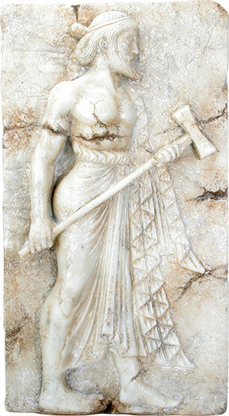Vulcan Roman Frieze from Herculaneum Plaque